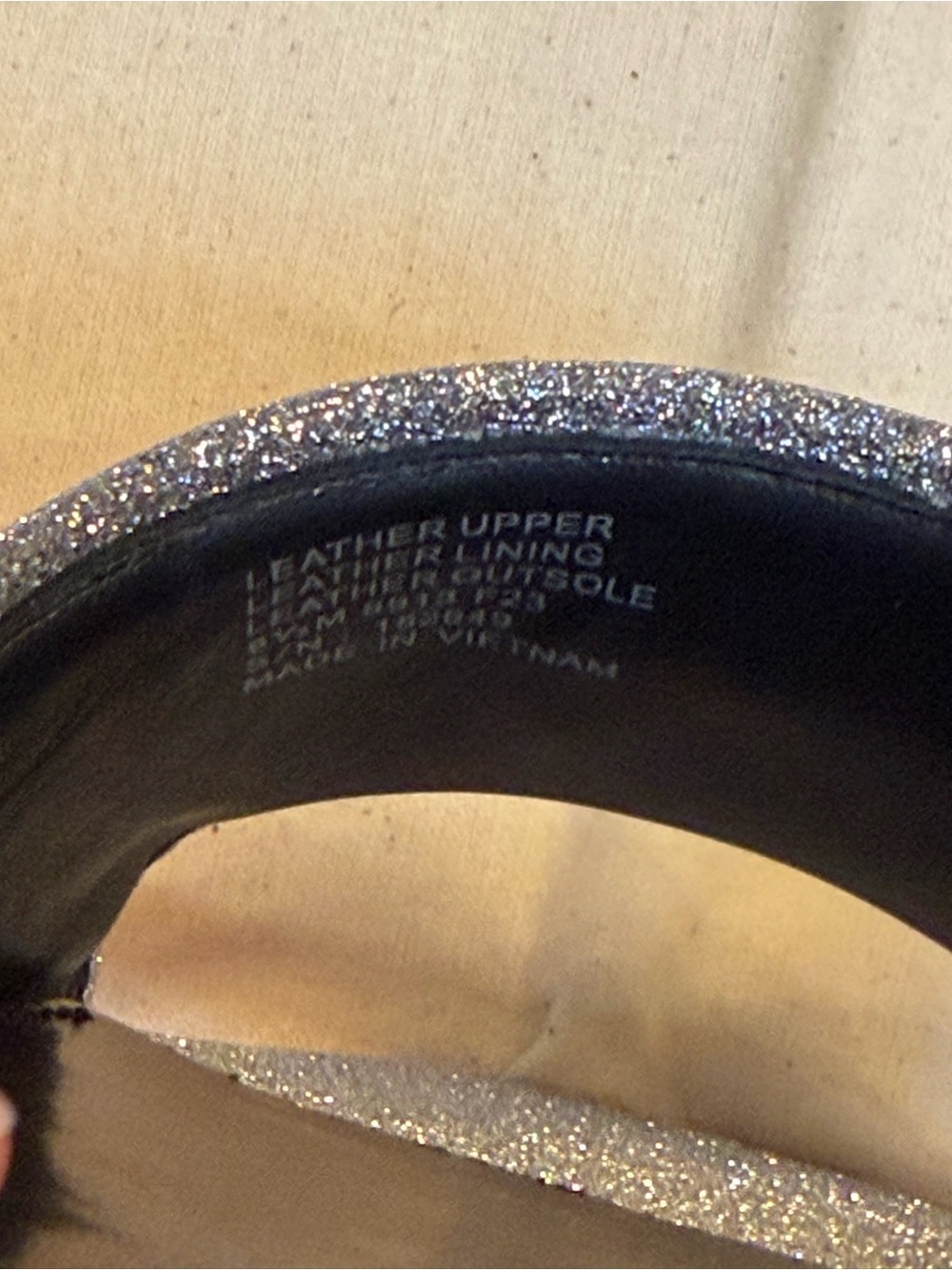 Tory Burch Silver Glitter Double-T Crystal Eleanor Slide Sandals - Picture 11 of 12